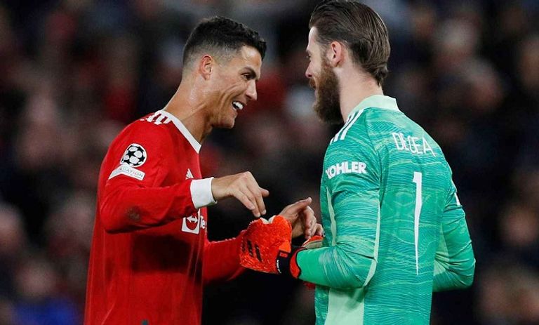 رونالدو ودي خيا ديفيد دي خيا وليونيل ميسي