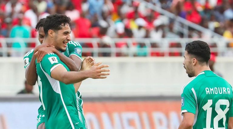 محمد الأمين عمورة منتخب الجزائر