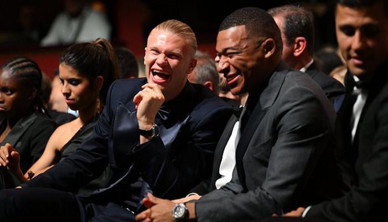 هالاند ومبابي محمد صلاح