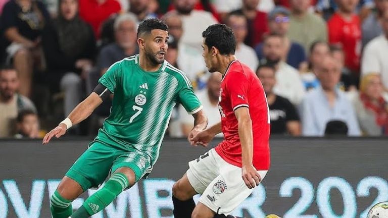 الجزائر ضد مصر يوسف شيبو