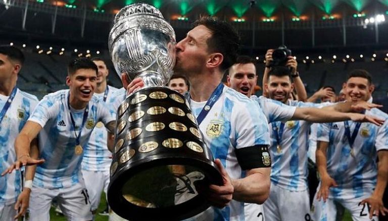 ميسي قائد منتخب الأرجنتين حامل لقب كوبا أمريكا