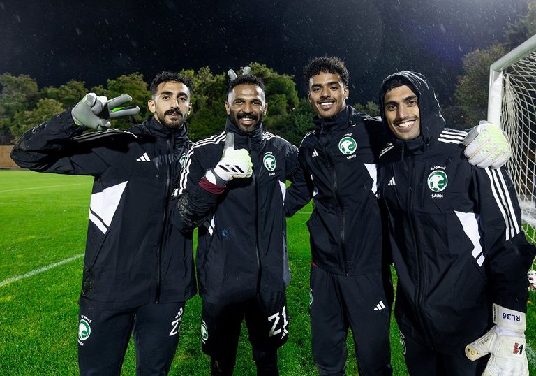 تدريبات المنتخب السعودي قبل مواجهة الأردن في تصفيات كأس العالم 2026