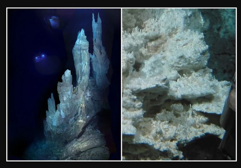 انبعاثات المدينة المفقودة تحت الماء