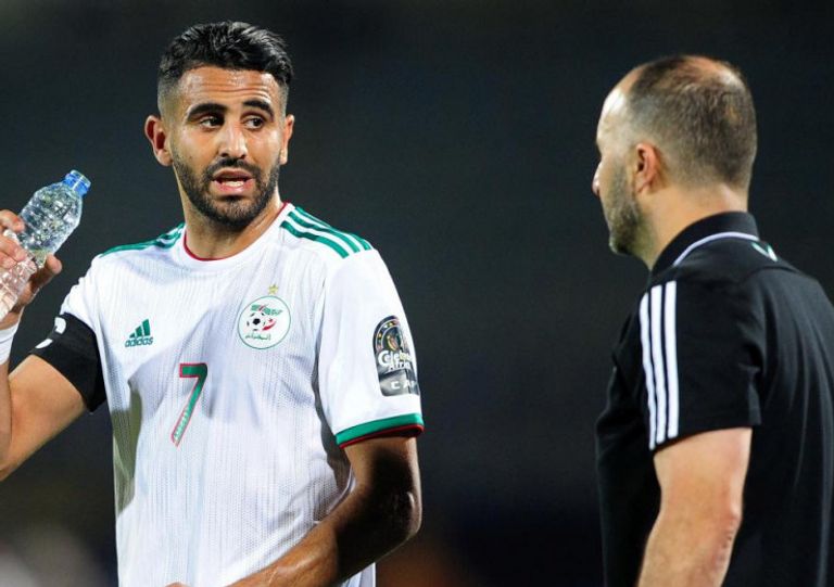 محرز وبلماضي رياض محرز، نجم منتخب الجزائر