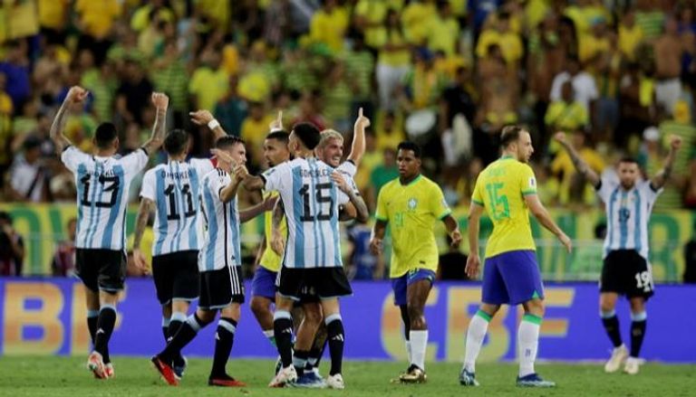 مباراة البرازيل والأرجنتين