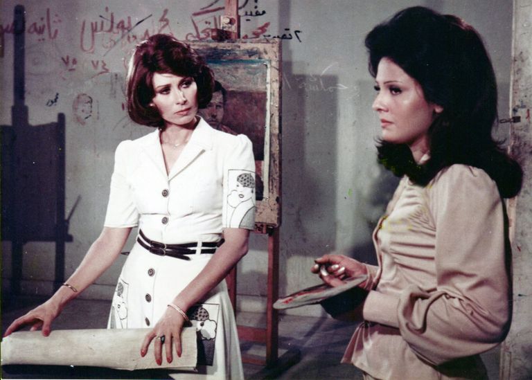 الفنانة حياة قنديل مع الراحل نور الشريف - أرشيفية