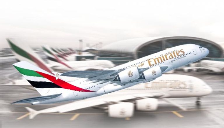 ريادة قطاع الطيران الإماراتي