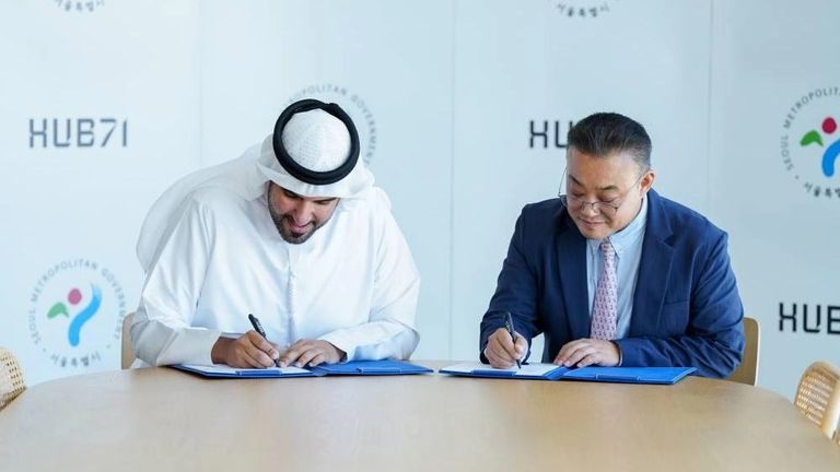 شراكة استراتيجية بين «Hub71» وحكومة مدينة سول