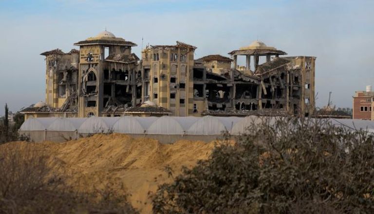 مبان مدمرة في غزة