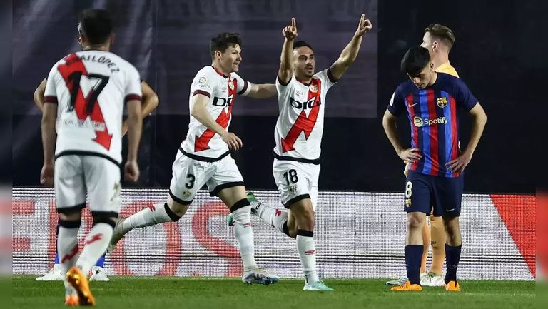 مباراة برشلونة ورايو فاليكانو - أرشيفية برشلونة الإسباني