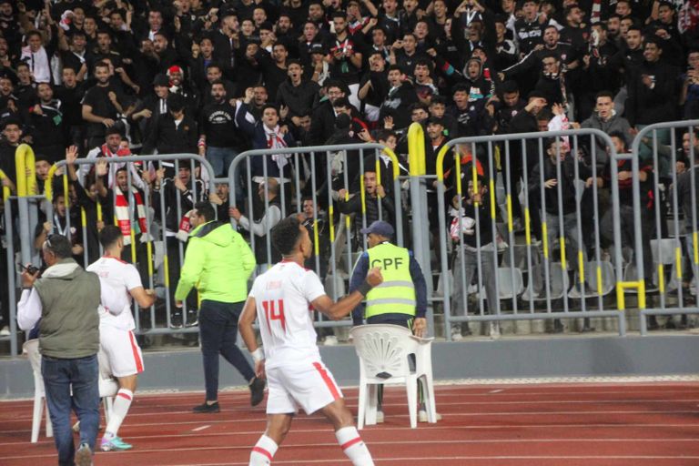 من مباراة الزمالك وأبوسليم