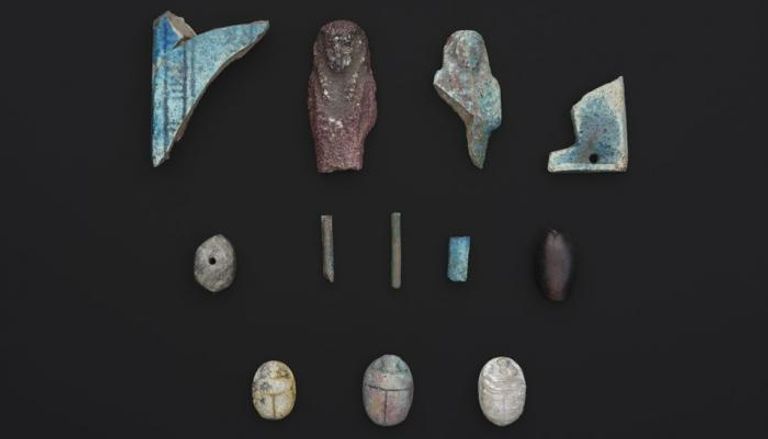 الآثار المصرية المكتشفة