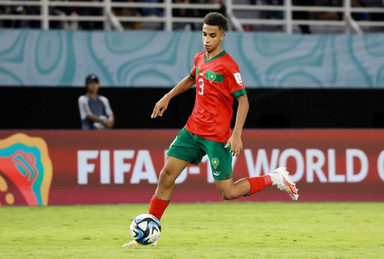 فؤاد الزهواني منتخب المغرب للناشئين