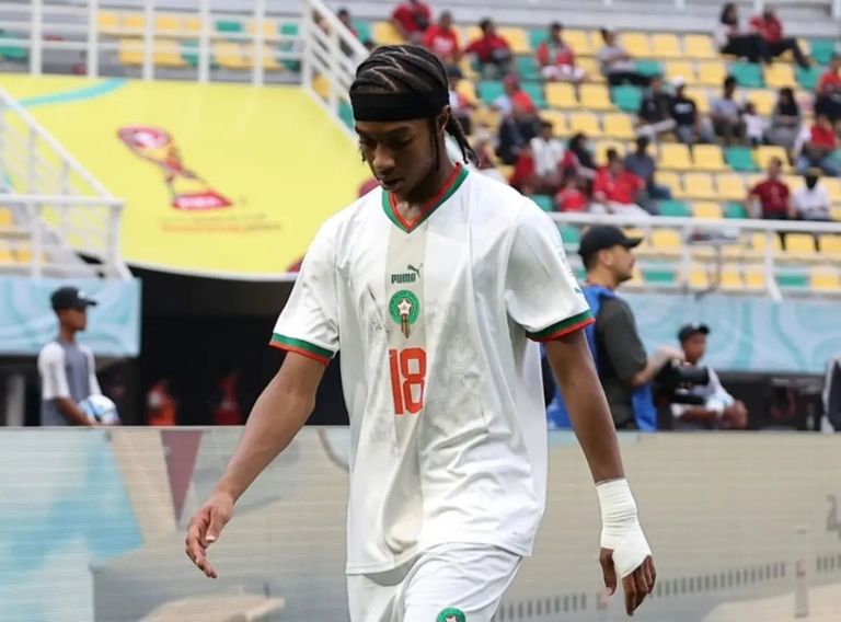 محمد الحموني منتخب المغرب للناشئين