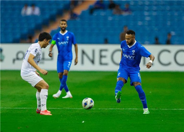 مباراة الهلال ونافباخور في دوري أبطال آسيا - أرشيفية الهلال السعودي