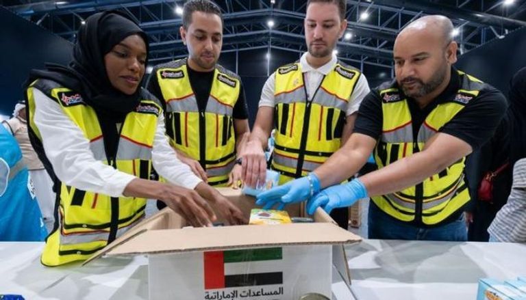 مساعدات إماراتية إلى الشعب الفلسطيني
