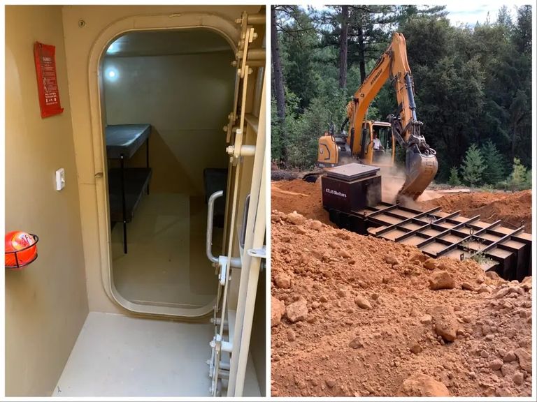 الملاجئ الواقية من حرائق الغابات