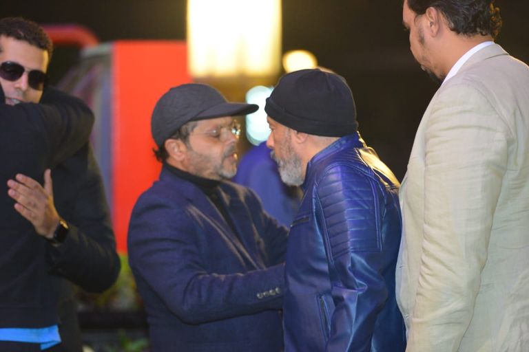 خالد الصاوي في العزاء