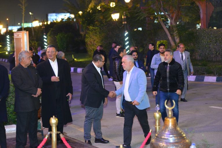 خالد الصاوي في العزاء