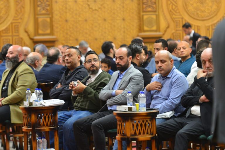 خالد الصاوي في العزاء