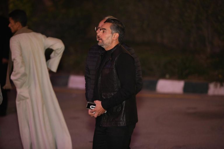 خالد الصاوي في العزاء