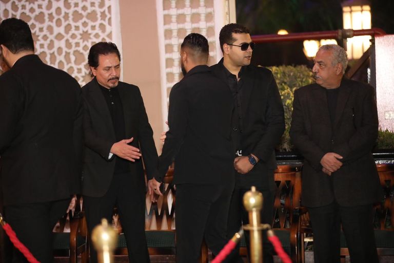 خالد الصاوي في العزاء