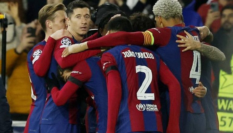 تأهل برشلونة إلى ثمن نهائي دوري أبطال أوروبا