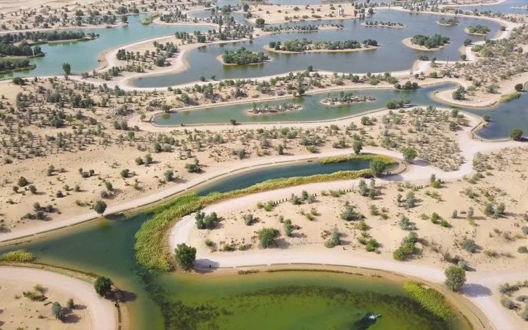 بحيرات القدرة أحد أفضل أماكن التخييم في دبي أفضل أماكن التخييم في دبي