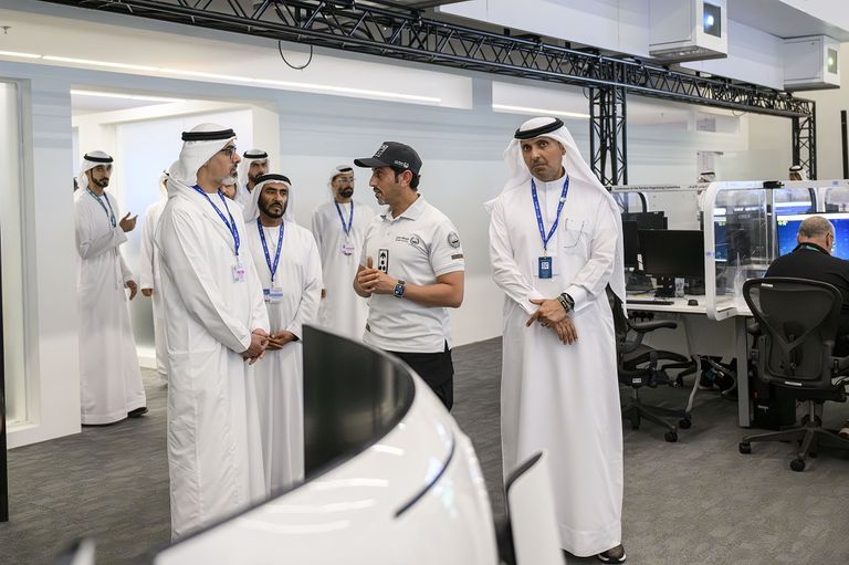  الشيخ خالد بن محمد بن زايد آل نهيان يزور موقع مؤتمر الأطراف (COP28) 