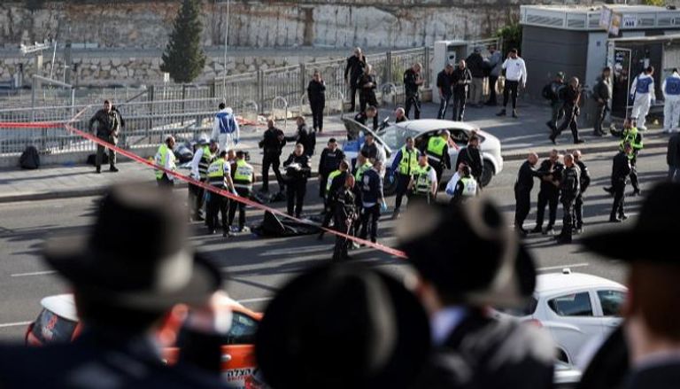 الشرطة تغلق موقع حادث إطلاق النار في القدس