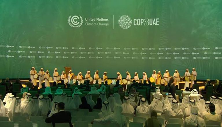 جانب من حفل افتتاح القمة العالمية للعمل المناخي