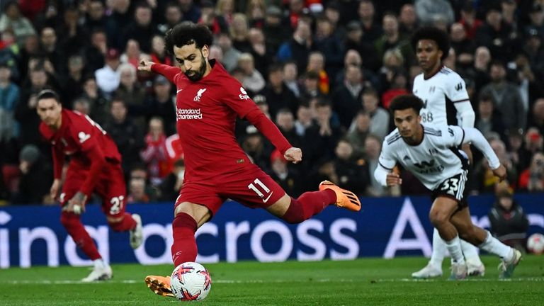 محمد صلاح نجم ليفربول ضد فولهام محمد صلاح نجم ليفربول ضد فولهام