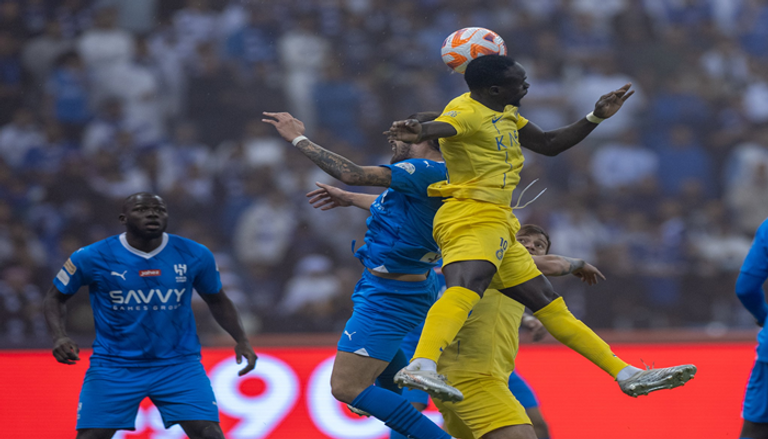من مباراة الهلال والنصر الهلال والنصر  - رونالدو