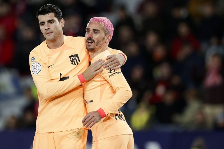 ألفارو موراتا وأنطوان غريزمان برشلونة وأتلتيكو مدريد - صورة أرشيفية