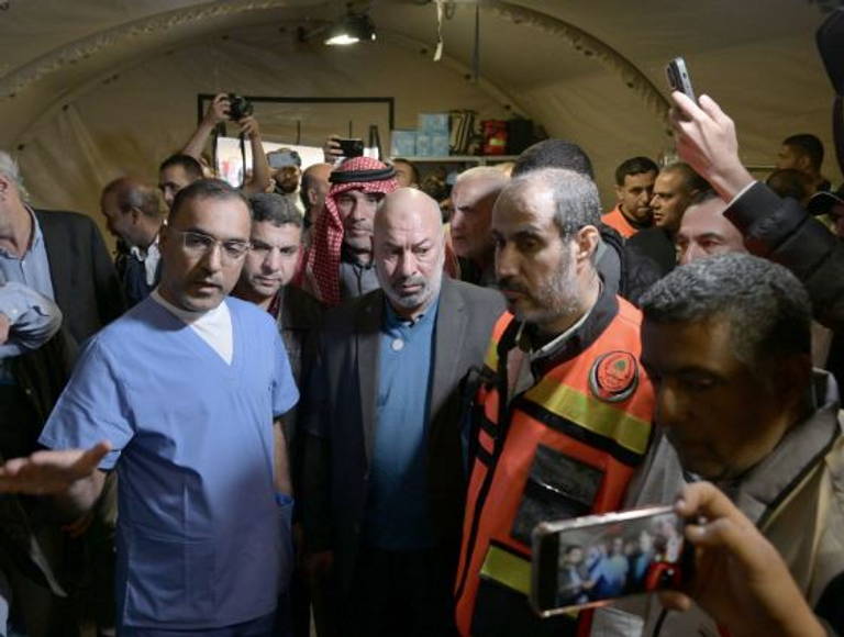 تدشين المستشفى الميداني الإماراتي في غزة