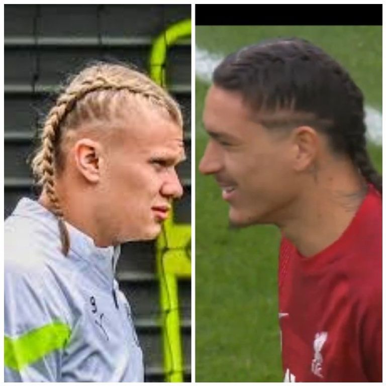 نونيز وهالاند داروين نونيز في مباراة ليفربول وفولهام