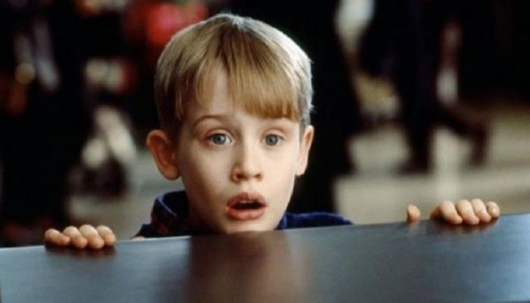 ماكولي كول في مشهد من "Home Alone"