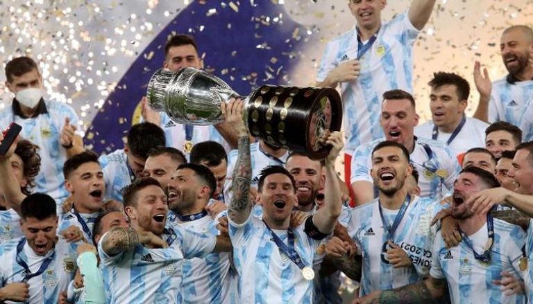 منتخب الأرجنتين بطل كوبا أمريكا 2021