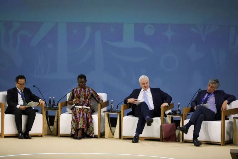 جـانب من فعالية التوقيع على تعهد التبريد في cop28 جانب من حفل التوقيع على تعهد التبريد في COP28