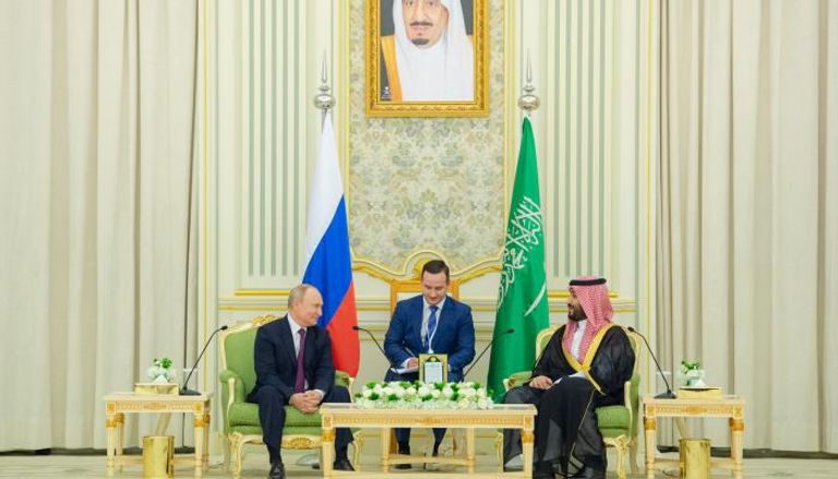 الأمير محمد بن سلمان والرئيس الروسي فلاديمير بوتين