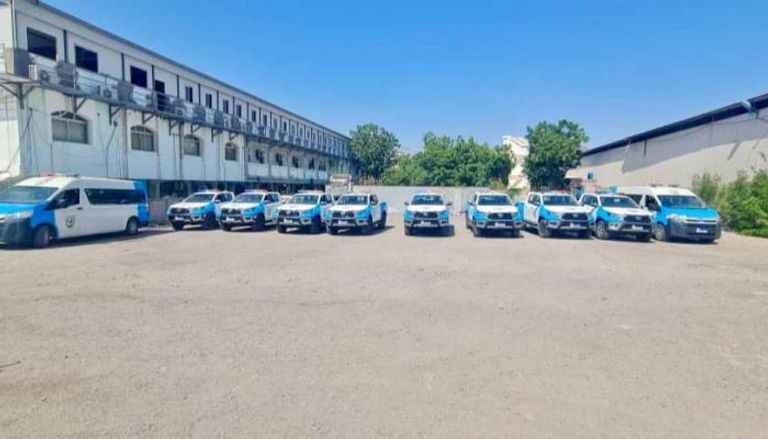 مركبات لتعزيز مراكز الشرطة في اليمن