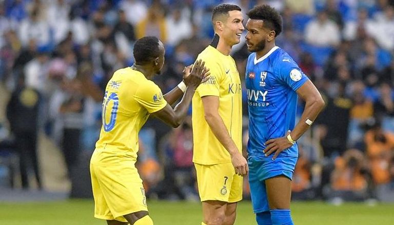 مباراة سابقة في الدوري السعودي بين الهلال والنصر