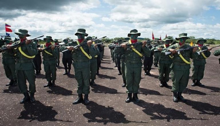عناصر من الجيش الفنزويلي