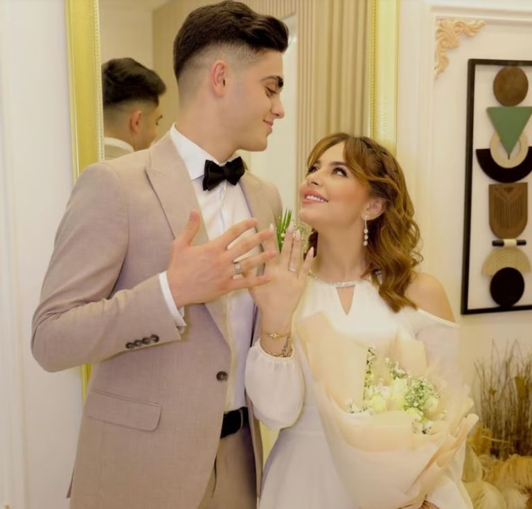 بيسان إسماعيل وخطيبها