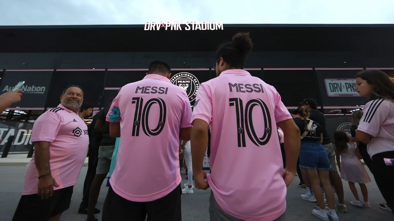 ليونيل ميسي لاعب إنتر ميامي