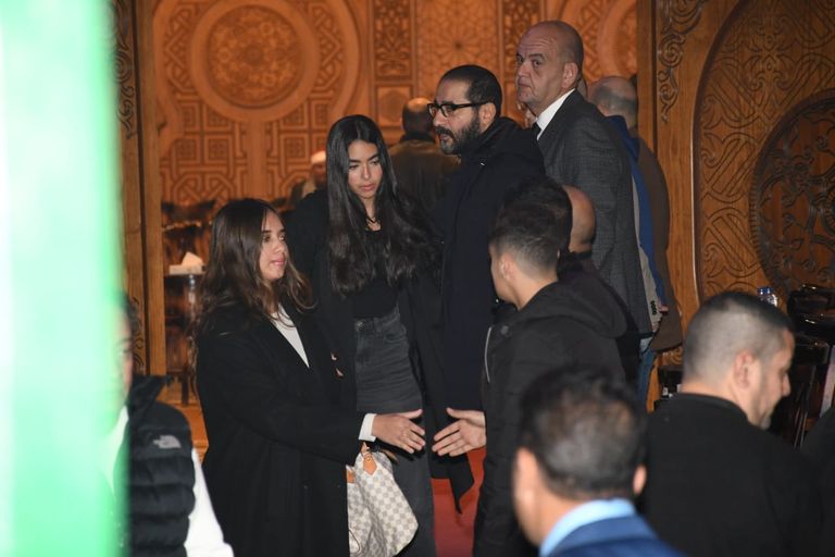 عزاء شقيق أحمد حلمي