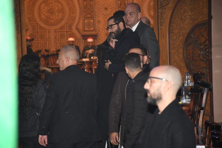 عزاء شقيق أحمد حلمي