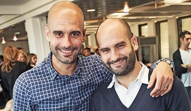 بيب غوارديولا وبيري غوارديولا فريق جيرونا