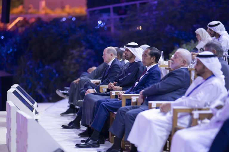 جانب من ثمة العمل المناخي خلال cop28 العالم بحاجة للبناء على COP28 لمواصلة جهود التكيف