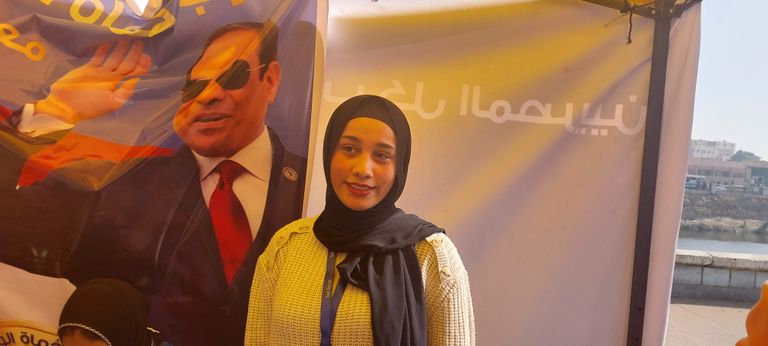 إحدى لجان التصويت في انتخابات الرئاسة المصرية